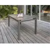 Dcb Garden - zahara - Table de jardin 10 places en aluminium taupe