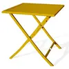 Marius - Table de jardin pliante en aluminium moutarde - city garden
