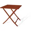 CITY GARDEN Table à manger de jardin de repas Marius-tb70-terra carré terracotta
