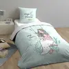 Housse De Rêve Parure De Couette 2 Pièces Reversible 140x200 Cm 100% C...