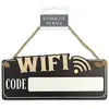 SUD TRADING Plaque à suspendre code wifi