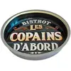 Rétro Vides poches Sud Trading  Plateau métallique Bistrot Les Copains dAbord