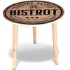 Table D'appoint Motif Bistrot