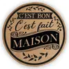 STC Set de table FAIT MAISON rond