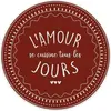 Retro Cadoons Set de table rond L'amour - Diamètre 38 cm