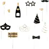 kit photobooth bonne année 12 pièces - générique cd8587