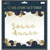 Guirlande Lettres Or "Bonne Année" 2 mètres