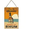 Plaque Métal Tous les Chemins 20x30cm