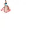 Cesar Déguisement Robe Barbie Bal Violette 5/7 ans