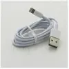 DLH - Câble Lightning - USB mâle pour Lightning mâle - 1 m - blanc