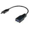 DLH Adaptateur USB-C (M) pour USB type A (F) - USB 3.1 Gen 1 - Noir