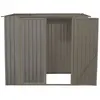 CHALET & JARDIN Abri en métal imitation bois vieilli - 7x5m
