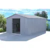 Abri de jardin métal aspect bois vieilli  - 13,5 m² - Colori gris