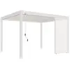 OMBREA Panneau brise-vue ventelles horizontales 1,3M Ombréa - Blanc