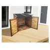 Chalet&jardin - Coffre de jardin en bois trocadero 600 l