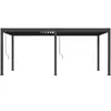 OMBREA Pergola bioclimatique autoportante anthracite - 300 x 600 x H. 258 cm