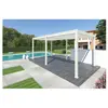 OMBREA Pergola bioclimatique autoportante blanc - 300 x 600 x H. 258 cm