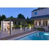 OMBREA Pergola bioclimatique autoportante anthracite - 400 x 600 x H. 258 cm
