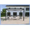 OMBREA Pergola bioclimatique Ombréa autoportante 3x4M - Anthracite/blanc - ELMO