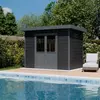 BARAC Abri de jardin en bois composite Onyx 32 6m²