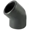 Raccord PVC pression - Coude 45° PVC pression à coller FF Ø75