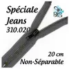 Fermeture éclair Jeans non séparable N°5 : 5 longueurs robustes pour d...