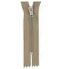 Fermeture éclair pantalon non séparable N°3 (18 cm, métal) : 9 coloris...