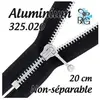 Fermeture éclair séparable aluminium N°5 (20 cm) : la solution légère ...
