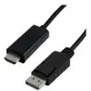 MCL - Câble adaptateur - DisplayPort mâle pour HDMI mâle - 3 m - noir
