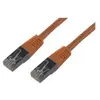 MCL Samar FCC6BM-3M/O Cordon de brassage RJ45 CAT 6 F/UTP 3m Orange