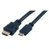 Mcl Câble HDMI haute vitesse 3D + Ethernet type A / C (mini) mâle - 2m