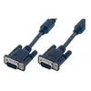 SAMAR MCL Câble S-VGA HD15 mâle / mâle surblindé 3 coax + 9 fils - 5m Noir