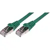 MCL Cordon de brassage - RJ45 CAT 6 F/UTP - 50 cm - Vert