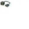 MCL Câble vidéoCG-223 - 30 cm DVI - DVI-I Mâle Vidéo - HD-15 Femelle VGA