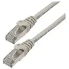Câble réseau MCL - 30 cm Catégorie 6 - Paire torsadée écrantée - Gris