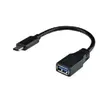 MCL - Adaptateur USB - USB type A (F) pour 24 pin USB-C (M) - USB 3.1 - 17 cm