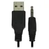 MCL Mini Haut-parleurs 2 x 2W RMS - 120W PMPO alimentés par l'USB - Noir