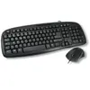 Ensemble clavier et souris MCL - ACK-2012/N - USB - AZERTY - Noir
