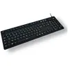 MCL ACK-729/N clavier Universel USB + PS/2 AZERTY Français Noir