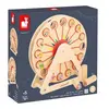 Jeu de stratégie en bois Janod Applepop Grande Roue et 16 Pions