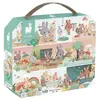 Janod Puzzle éducatif en carton - Une journée en 24 pièces pour enfants - Neuf