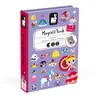 Janod - Magneti'Book Princesses - Jeu Éducatif Magnétique 55 Pièces - Dès 3 Ans, J02725, Violet