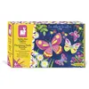 Kit Créatif - JANOD - Sables Fluos Papillons - Enfant 6 Ans - Violet - Multicolore