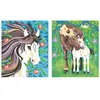 Kit de peinture au numéro - JANOD - Les Ateliers Du Calme - Chevaux - ...