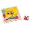 Janod - Puzzle Chat Peanut - 9 pièces en bois - JANOD