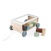 Janod Chariot De Cubes Sweet Cocoon En Bois Pour Enfant - Jouet D'imitation