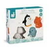4 gicleurs de bain Les animaux polaires MULTICOLORE Janod