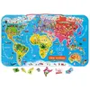 Janod - j05504 - puzzle - monde magnétique - version anglaise J05504