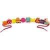 Juratoys Janod - Perles à enfiler en bois Cirque - Set de 42 Multicolore taille unique