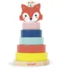 JANOD - Empilable Renard Baby Forest (bois) - Dès 1 An